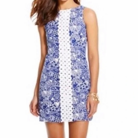 Lilly Pulitzer for Target Upstream Fish Shift Mini Dress - Picture 2 of 7